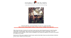 Desktop Screenshot of haikuhouses.com