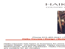 Tablet Screenshot of haikuhouses.com